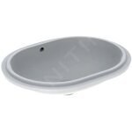 Geberit - variform - vasque  encastrer 610x460 mm, avec trop - plein, blanc 500. 756. 01. 2