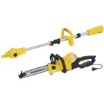 Powerplus trononneuse lectrique tlscopique powxg1032 - lagueuse sur perche 2 - en - 1 de 900 w, ...
