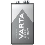 Lithium 9v bli 1 pile 6lr61 (9v) lithium 1200 mah 9 v 1 pc(s) x37027 - varta