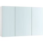 Vasagle armoire murale salle de bain, placard avec miroir, meuble de rangement 3 portes, 15 x 90 x 60 ...