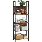 Songmics - vasagle bibliothque, tagre de rangement, tagre de cuisine, 5 niveaux, cadre en acier ...