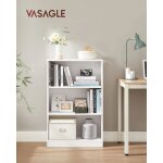 Bibliothque, tagre sur 3 niveaux, meuble de rangement ouvert, tagre, 24 x 60 x 93 cm, pour salon, ...