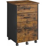 Vasagle - caisson bureau 3 tiroirs, avec 2 tiroirs en tissu, 1 tiroir en bois, table de chevet, petit ... Vasagle - caisson bureau 3 tiroirs, avec 2 tiroirs en tissu, 1 tiroir en bois, table de chevet, petit ...