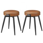 Vasagle - tabouret de salle à manger, lot de 2, chaise de cuisine, siège rembourré, pu avec coutures, ... Vasagle - tabouret de salle à manger, lot de 2, chaise de cuisine, siège rembourré, pu avec coutures, ...