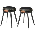 Vasagle - tabouret de salle à manger, lot de 2, chaise de cuisine, siège rembourré, pu avec coutures, ... Vasagle - tabouret de salle à manger, lot de 2, chaise de cuisine, siège rembourré, pu avec coutures, ...