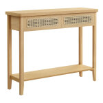 Table console pour couloir, table de canap fine pour salon, table de couloir avec 2 tiroirs, tagre ...