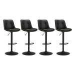 Vasagle tabourets de bar, lot de 4, chaise de cuisine, siège pivotant à hauteur réglable, matelassé, ... Vasagle tabourets de bar, lot de 4, chaise de cuisine, siège pivotant à hauteur réglable, matelassé, ...