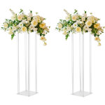 Vase en acrylique pour arrangement floral, d�coration de mariage et �v�nements sp�ciaux