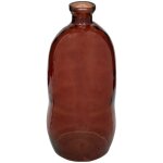 Atmosphera - vase bouteille uly en verre recycl h73cm ambre crateur d'intrieur