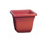 Vase carra ics laurus 45x45xh40 cm en polypropyla ne sans soucoupe pour plantes et fleurs