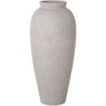 Vase c�ramique 60 cm blanc sable �27x60 cm