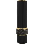 Vase c�ramique noir / or �11x38 cm