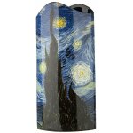 Vase en c�ramique silhouette van gogh - nuit �toil�e
