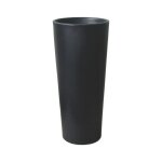 Vase clou tondo avec cache - pot anthracite - 85 cm