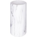 Vase cylindre suite 54 marbre blanc h20cm atmosphera crateur d'intrieur