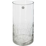 Vase cylindre verre craquel h30cm atmosphera crateur d'intrieur