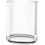 Vase cylindrique en verre transparent, s�lection multi - taille, d�coration simple