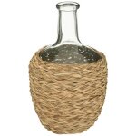 Vase dame jeanne cuba verre h31cm atmosphera crateur d'intrieur