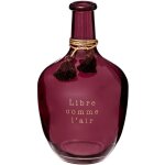 Vase dame jeanne gypsy verre h31cm atmosphera cr�ateur d'int�rieur