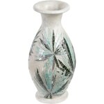 Vase décoratif blanc - cassé en terre cuite 53 cm fait main fleurs artificielles rawas Vase décoratif blanc - cassé en terre cuite 53 cm fait main fleurs artificielles rawas