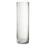 Paris prix - vase design en verre 'vola' 50cm transparent