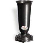Kadax vase flacon fleurs pierre tombale cimetière pierre tombale insert base graphite 37cm Kadax vase flacon fleurs pierre tombale cimetière pierre tombale insert base graphite 37cm
