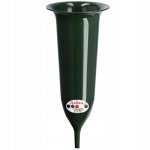 Vase flacon pour pierre tombale de cimetière 23 cm pierre tombale pour fleurs vert - kadax Vase flacon pour pierre tombale de cimetière 23 cm pierre tombale pour fleurs vert - kadax