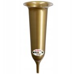 Vase flacon pour pierre tombale de cimetière 35 cm pierre tombale pour fleurs or - kadax Vase flacon pour pierre tombale de cimetière 35 cm pierre tombale pour fleurs or - kadax