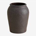 Sklum ? vase en c�ramique 24 cm ? forme arrondie ? finition naturelle ? pour d�coration int�rieure ? ...