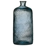 Fornord - vase serena verre recycl bleu 7l d18. 5 h42