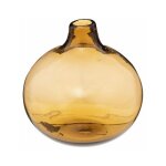 Vase soliflore en verre 'mona' 12cm ambre