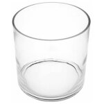 Vase en verre 'cylindre' 18cm transparent