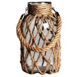 Vase en verre tress� main pour fleurs - d�coration vintage hydroponique transparente