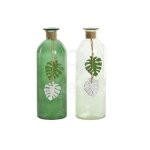 Vase en verre tropical - 9x27 cm