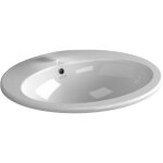 Vasque � encastrer par le dessus vitra s20 avec trou robinetterie