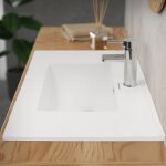 Luxebath - ecd germany vasque à encastrer lavabo encastré - 810x465x175 mm - en céramique - avec trop ... Luxebath - ecd germany vasque à encastrer lavabo encastré - 810x465x175 mm - en céramique - avec trop ...