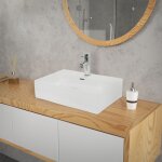 Ecd germany - vasque � poser lavabo salle de bain - en c�ramique - blanc - 515 x 360 x 130 mm - lave ...