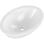 Villeroy&boch - loop&friends - lavabo  encastrer, 51x37 cm, avec trop - plein, blanc alpin 4a610001