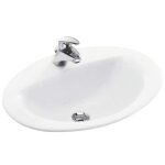 Jacob delafon vasque  encastrer par - dessus patio