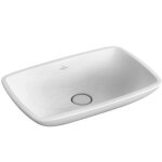 Villeroy&boch - vasque rectangle  poser 58. 50x38 avec trop plein villeroy et boch loop & friends blanc ...