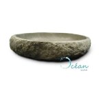 Ocean line - gal�o - vasque en pierre � poser 50cm - design �pur� et �l�gant - installation facile - ...