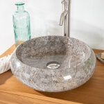 Wanda collection - vasque salle de bain  poser venise gris 40cm