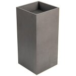 Vasque sur pied en béton - l40 x l40 x h80 cm - balezino Vasque sur pied en béton - l40 x l40 x h80 cm - balezino