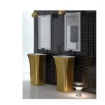 Vasque sur pieds doré glam assos Vasque sur pieds doré glam assos
