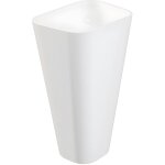Vasque sur pied rectangulaire en solid surface - blanc - tilicho Vasque sur pied rectangulaire en solid surface - blanc - tilicho