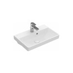 Vasque vetb avento 550x370x155, trop - plein, blanc