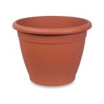 Vase naxos 20 cm - chocolat