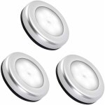 Veilleuse avec d�tecteur de mouvement int�rieur - lampe led � pile pour escaliers, placards, couloirs, ...
