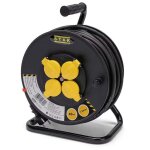 Velamp - enrouleur chantier 4 prises h07rn - f3g1. 5mm2 nf ce - ip44 de 25m