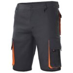Bermuda multipoches bicolore velilla noir / orange 36 Bermuda multipoches bicolore velilla noir / orange 36